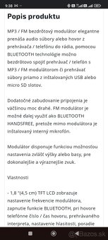 Bluetooth Transmiter do auta - 4