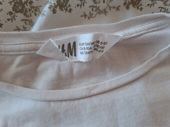 H&M elastické tričko v.134/140 - 4