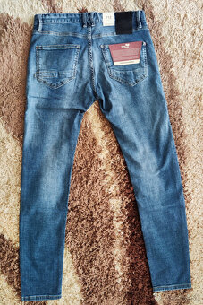 Pánske rifle No Excess - Tapered 712, Denim Stretch, 31/34 - 4