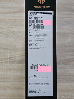 Acer PREDATOR Triton Neo 16 - Core9 185H/RTX 4070/32GB RAM - 4