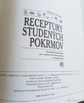 Konrád Kendík: Receptúry studených pokrmov - 4
