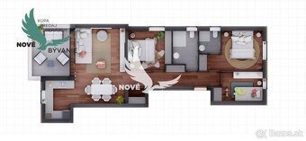 Novostavba strešného apartmánu vo výbornej lokalite 70 metro - 4