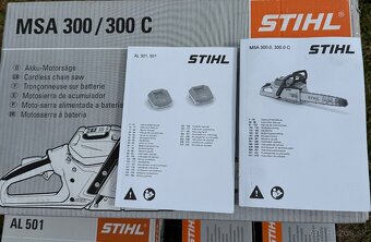 Predam aku pilu Stihl MSA 300 komplet set - 4