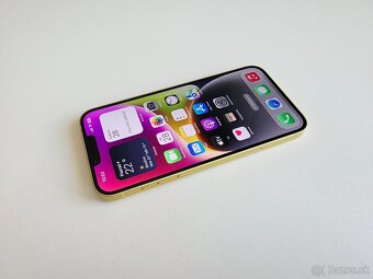 APPLE IPHONE 14 PLUS 128 GB YELOW,BATERKA 100% TOP STAV - 4