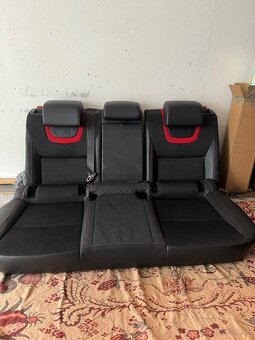 Zadné sedačky octavia 3 rs polokožené - 4