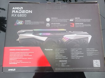 Predám MSI gaming X trio RX6800 - 4