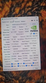 RTX 4070Ti GIGABYTE GAMING OC V2 - 4