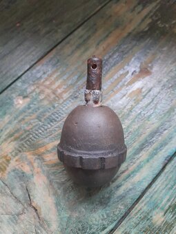 Nemecký vajcový granát Eierhandgranate M17 - WW1 - 4