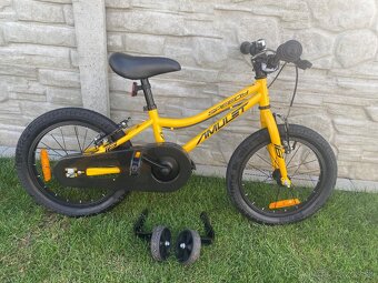 Predám detský bicykel Amulet Speedy 16” + pomocné kolieska - 4