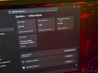 Výkonný herný Acer Nitro I9/Rtx4060/2K displej/ Záruka - 4