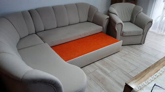 Evelina - Rohova rozkladacia sedacia súprava - 4