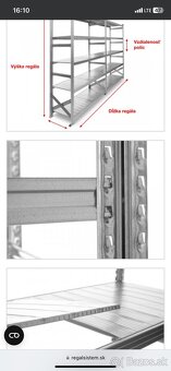Predám skladový regálový sistem - 4