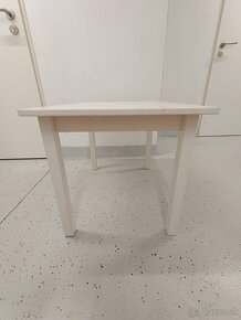 Drevený stôl IKEA  SUNDVIK 50 x 50 x 77 cm - 4