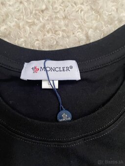 Moncler čierne tričko - 4