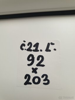 Plastove dvere č 21. 92x203cm.Ľ - 4