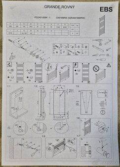 Rebríkový radiátor do kúpeľne - nový / nepoužitý - 4