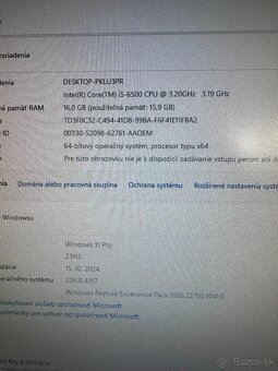 Počítač HP.Intel i5-6500 4x3,20GHz.16gb ram.256G SSD+500HDD - 4
