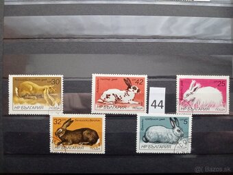 Poštové známky č.499 - FAUNA, flóra a rôzne III.-20 sérií - 4