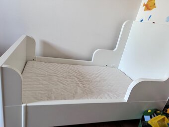 Rastúca detská posteľ IKEA BUSUNGE biela - 4