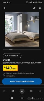 Manželská posteľ / Stohovateľna posteľ - 4