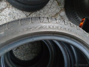 Letne Pirelli 205/40/R18 -3ks, Dot:19-20, 7mm. RUN FLAT - 4