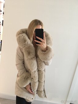 Zimny kabat s kozusinou - 4