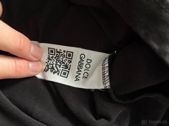 dolce & gabbana Čierne tričko - 4