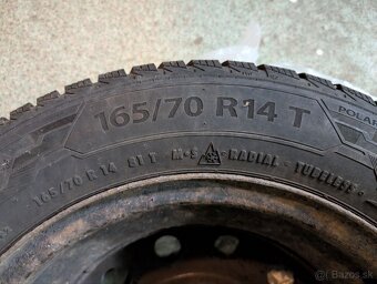 Zimné pneumatiky na predaj 165/70 R14 Barmu polaris - 4