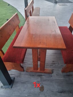 Gastro stoly a lavice - 4