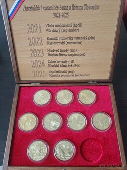 5€ zberatelske mince Fauna a Flora na Slivensku - 4