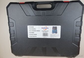 Sada Aku nářadí 4v1-Flexa, příkl. klad, vrtačka a utahovák - 4