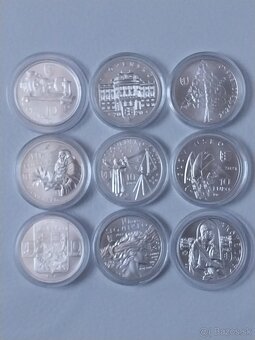 Mince strieborne 10 a 20 eurove mince BK - 4