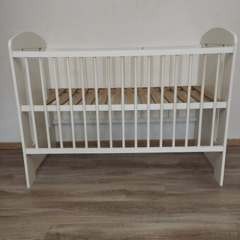 Detská drevená postieľka - 4