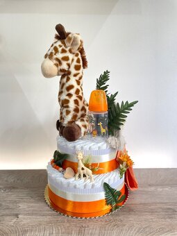 Plienková torta žirafa veľká - 4