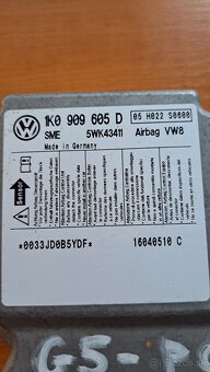 PYROPASY, RJ AIRBAGOV - VW GOLF 5 - 4