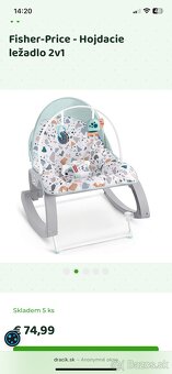 Hojdacie sedadlo | Hojdacie ležadlo | FisherPrice - 4