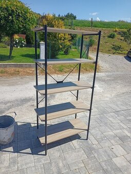 Predám regál JYSK 80x163x40 - 4
