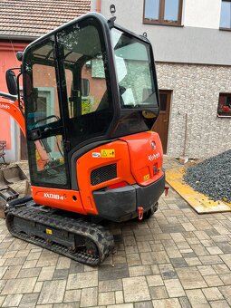 minibager KUBOTA KX018-4 / hydr. rychloupínák / 3x lopata - 4