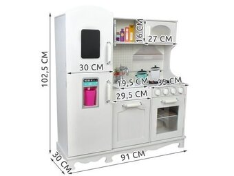 Veľká drevená kuchynka  s komplet príslušenstvom - 4