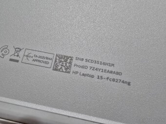 15.6 palcove hp 15 so 16gb ram 512gb ssd diskom a ryzen 7 pr - 4