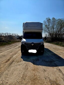 🚚 Renault Master 2.3 dCi Valník s plachtou, spacia nadstavba - 4