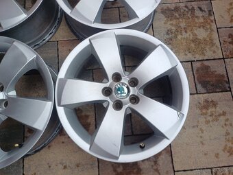 hlinikové disky Skoda-Fabia II Scout--61/2Jx16-ET-38--5x100 - 4