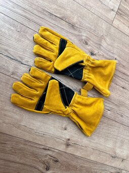 CALANDRA celokožené zváračské rukavice (nové) - 4