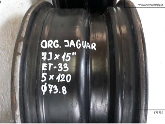 01-Jaguar 5x120 R15 plechové disky 7J ET33 1243 - 4