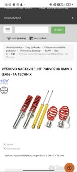 Nastaviteľný podvozok TA technix pre BMW e46 sedan - 4