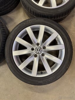 hliníkové disky vw r17,letné hankook 225/45 R17 - 4