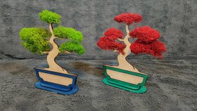 Machový bonsaj dekorácia - 4