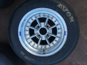 Retro rally disky Braid 1RC 13" + 2 sady pneu - 4