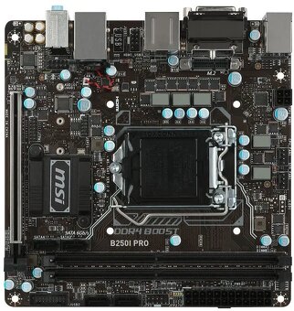 Predam zakadnu dosku LGA 1151 MSI B250I PRO ITX - 4