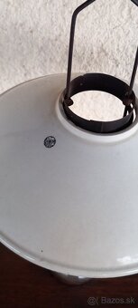Starožitná závesná petrolejová lampa - 4